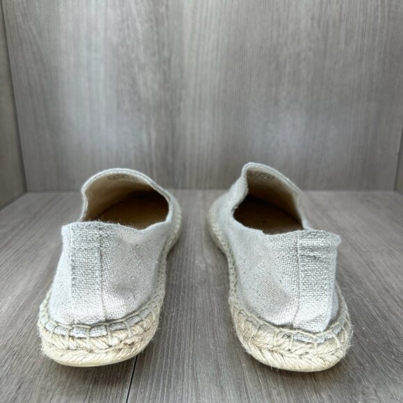 Soludos Embroidered Espadrilles Shoes Womens Sz 9 Slip-On Low Top Flat Off-White - Picture 5 of 12